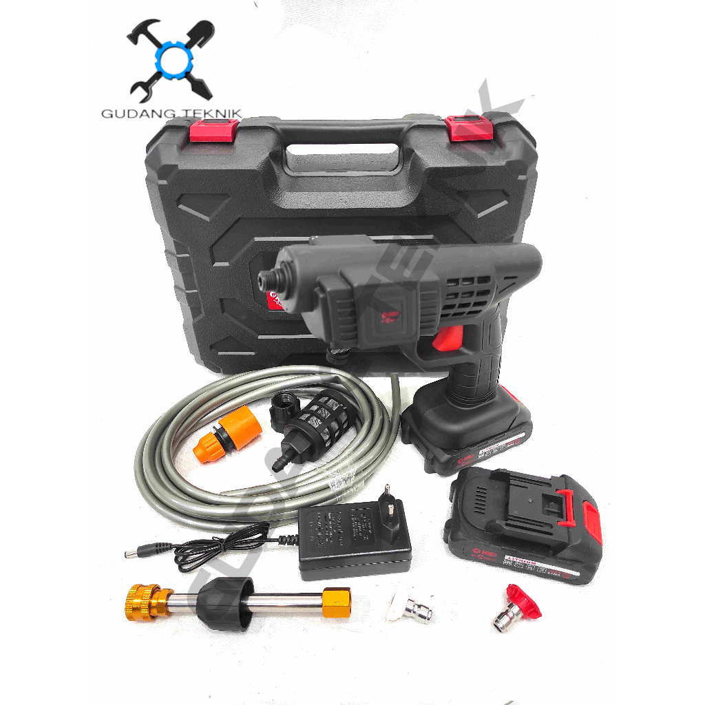 Mesin Jet Cleaner CORDLESS MAILTANK SH259 KKO KK11 / Alat Cuci Motor Mobil BATERAI 24V - High Pressure BATTERY SH-259 KK-11 MAILTANK KKO