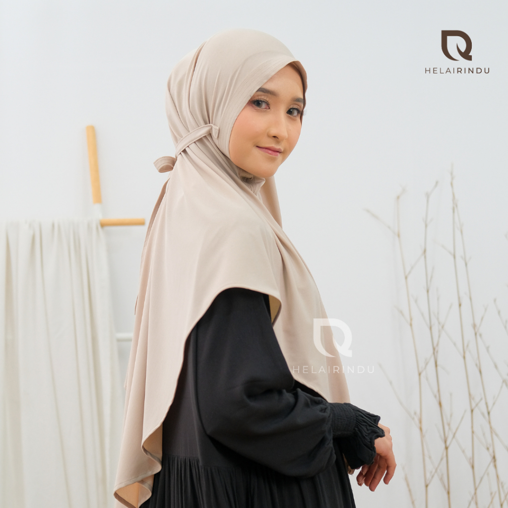 𝐇𝐄𝐋𝐀𝐈𝐑𝐈𝐍𝐃𝐔 - Hijab Bergo Hamidah Instan Jersey