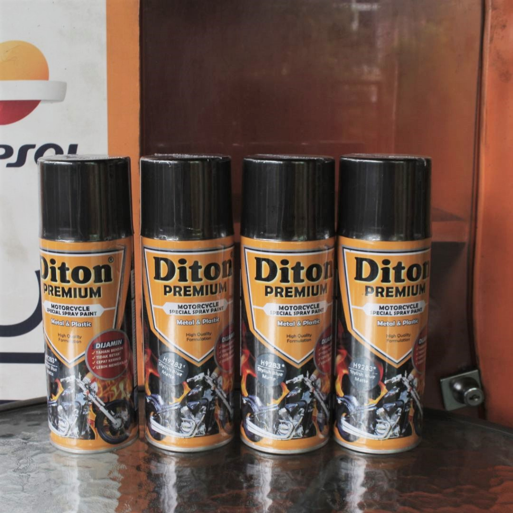 Pilok / Pilox Diton Premium H9283* : Stylist Blue Matt Biru Doff Cat Semprot