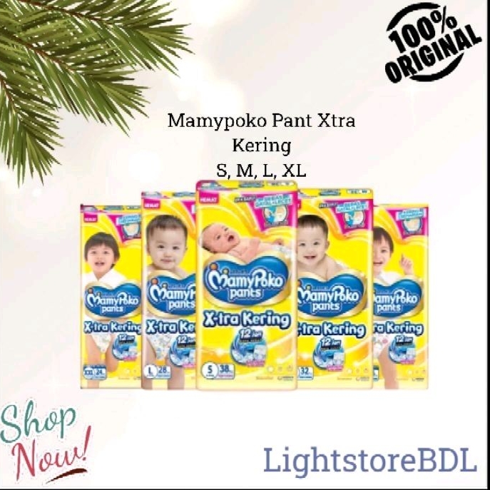 MamyPoko Pants X-tra Kering Popok Bayi Tipe Celana