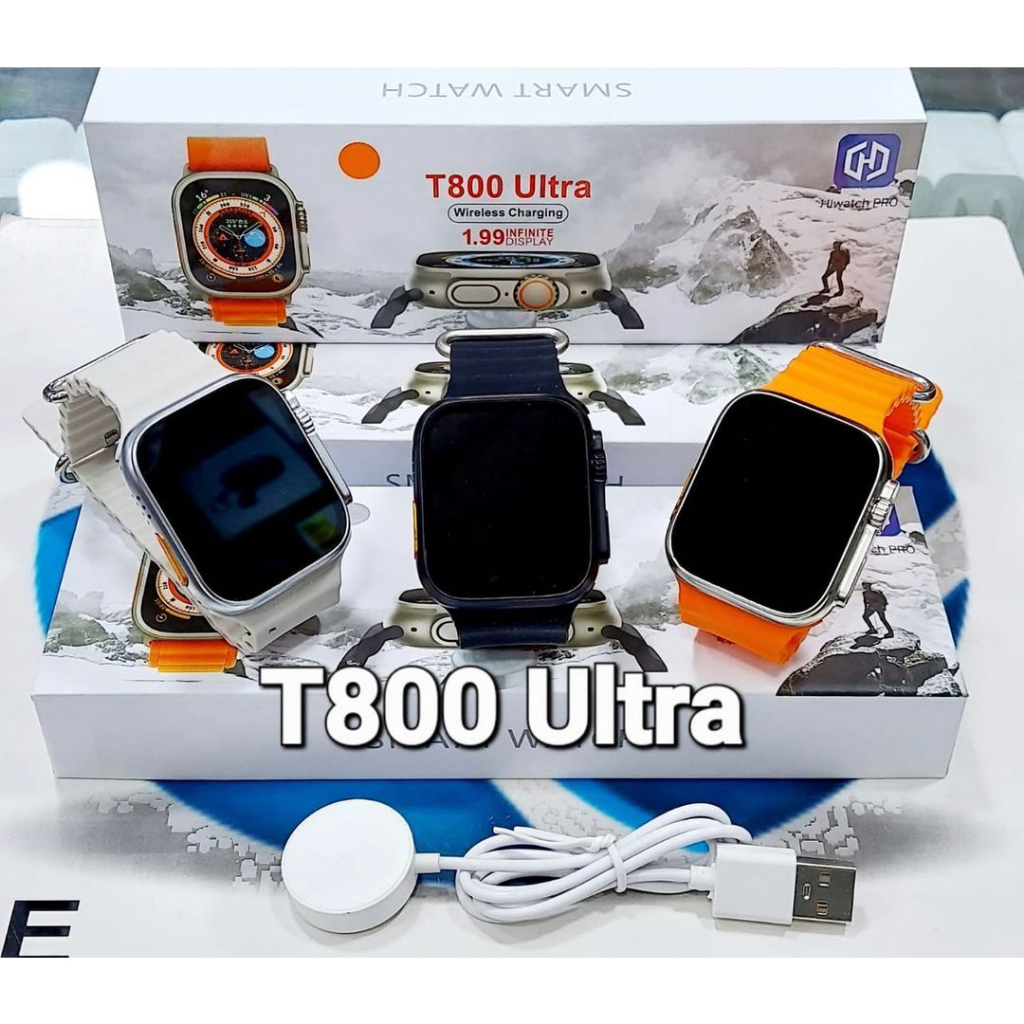 Garansi✅Ori Watch8 Ultra Iwo T800 Smartwatch Bluetooth Layar Persegi 1.99 &quot;