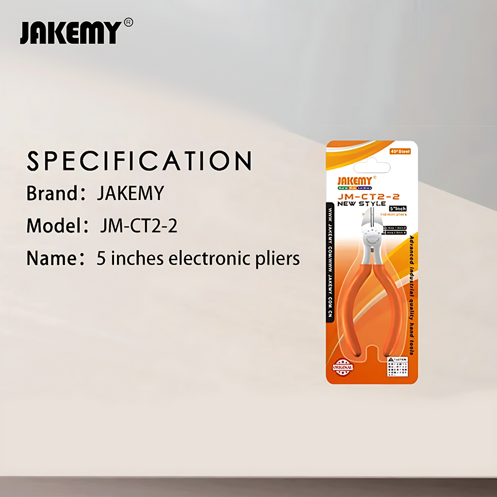 Tang Potong 5 Inch Jakemy Wire Cutter Plier JM-CT2-2 Original