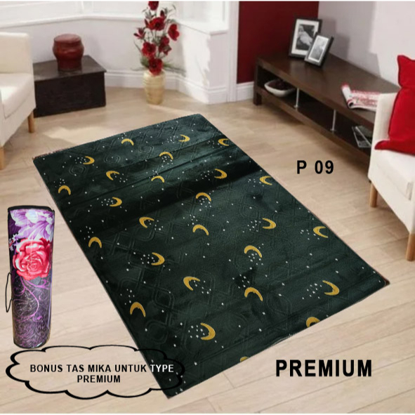 [150 x 190 Cm] Karpet Malaysia PREMIUM tebal 20MM + TAS