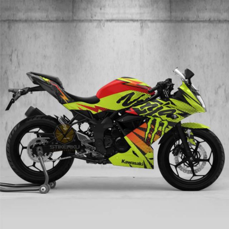 Decal Ninja 250 Mono SL/Striping Stiker Full Body Motor Kawasaki Ninja Mono 250 SL