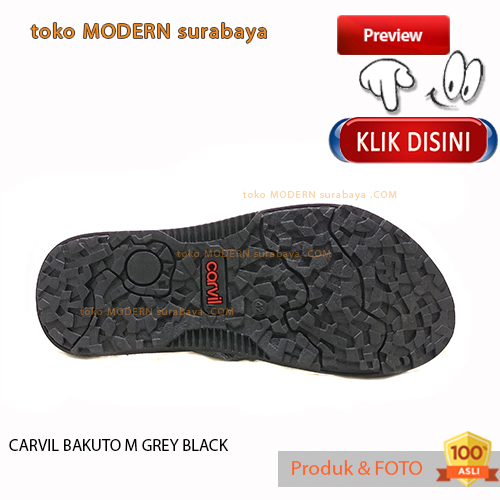 Sandal pria casual sandal jepit spons flip flop webbing cowok CARVIL BAKUTO