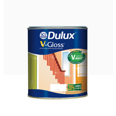 CAT MINYAK V-GLOS DULUX @1KG COKELAT/COKLAT/CREAM/BROWN