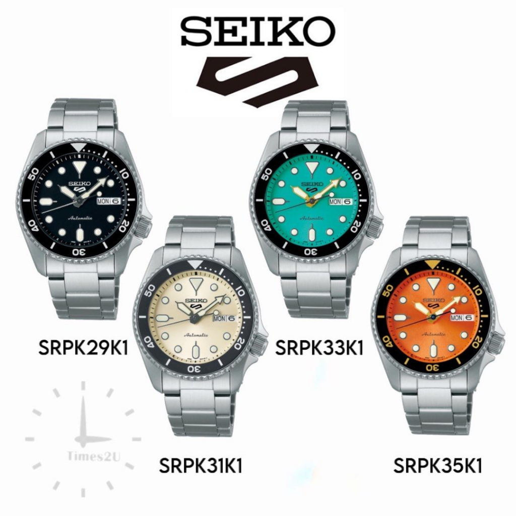 JAM TANGAN SEIKO MIDSIZE TEAL SRPK29K1/SRPK31K1/SRPK33K1 SERIES ORIGINAL