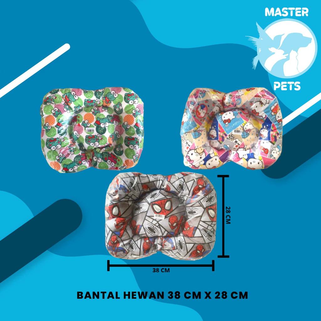 Kasur Tempat TIdur Kucing anjing Bantal Hewan Motif