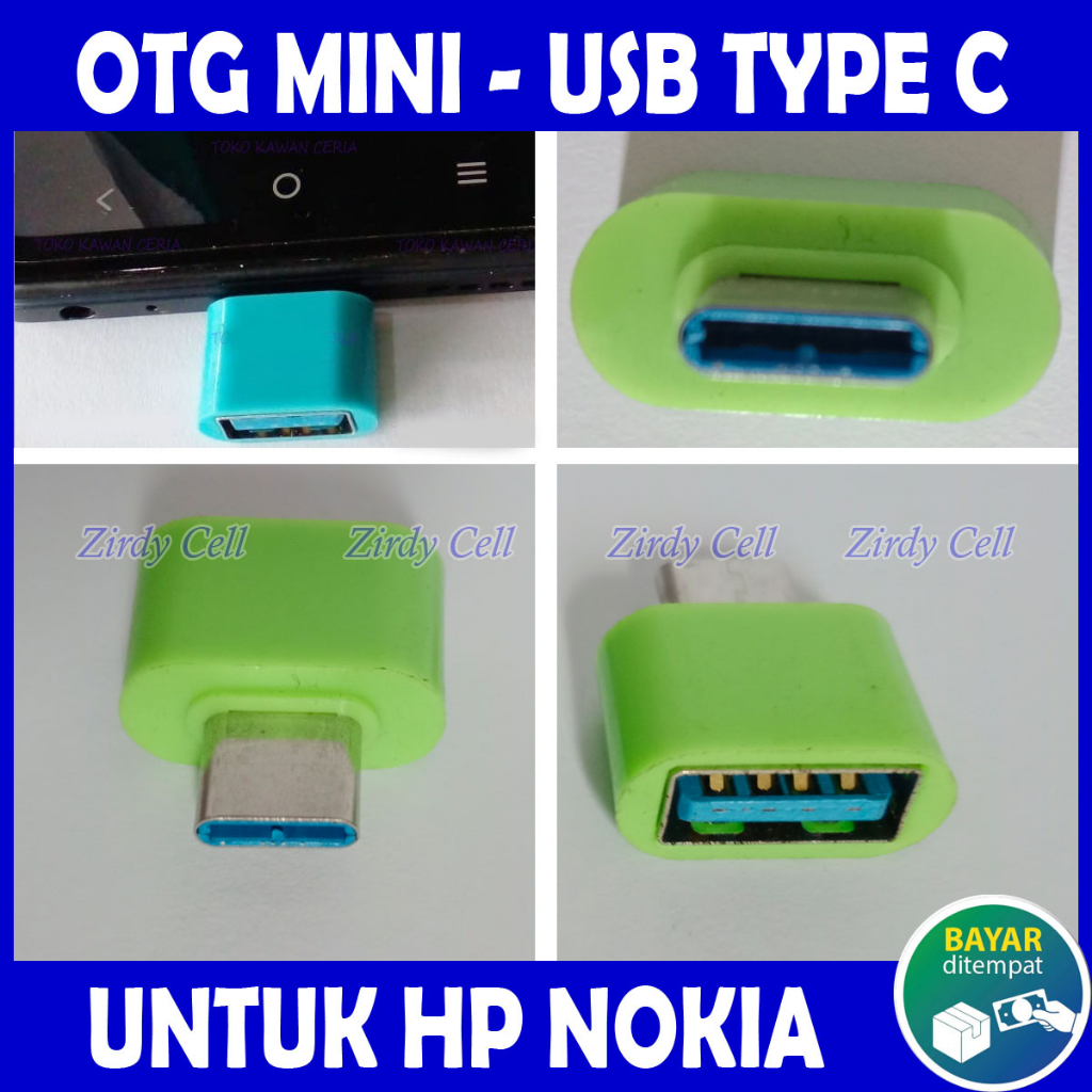 OTG USB TYPE C Sambungan Flashdisk Buat HP NOKIA C22 C32 G11 G11 Plus G21 G22 G300 G400 G50 G60 T10 T20 T21 X100 X30 XR20 8.4 5.4 3.4 8.3 5.3 3.3 7.2 6.2 Colokan Kabel Mouse Keyboard Stik Game Consol Printer Card Reader Ke Handphone Ponsel