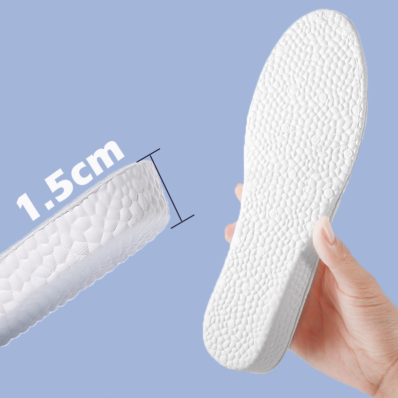 Insole Sepatu Boost Sol Sepatu Super Lembut Pria Dan Wanita Sol Kanvas Sol Olahraga Sol Papan Ketebalan 1.5cm SIZE:35-45