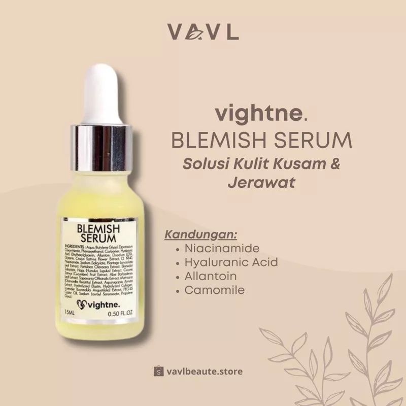 BLEMISH SERUM VAVL | VIGHTNE BLEMISH SERUM BPOM