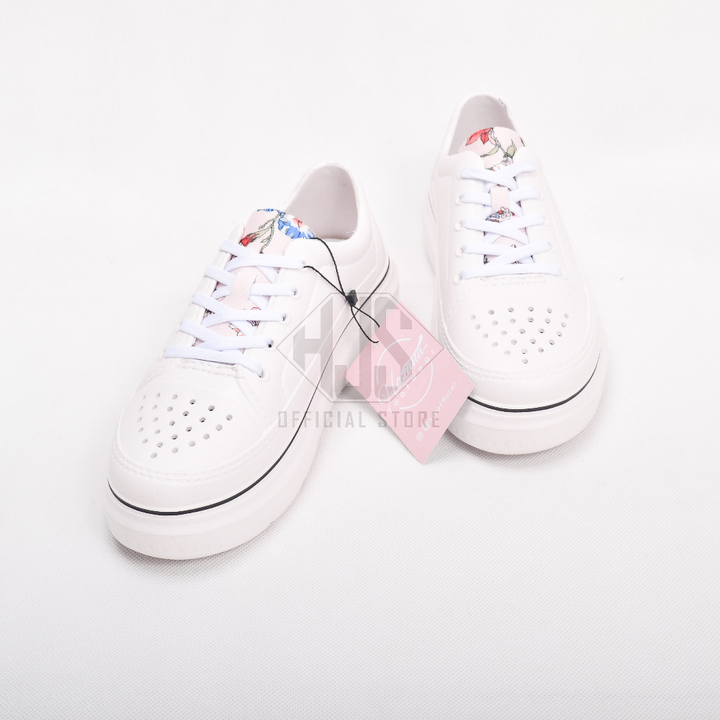 Sepatu Wanita Hazana sepatu sneakers wanita sepatu putih korea sepatu sekolah original sepatu cewek kekinian import Sneaker Korean Style