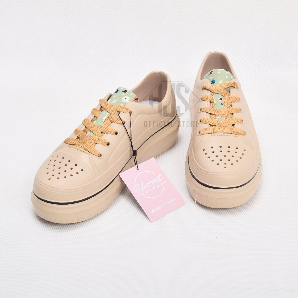 Sepatu Wanita Hazana sepatu sneakers wanita sepatu putih korea sepatu sekolah original sepatu cewek kekinian import Sneaker Korean Style
