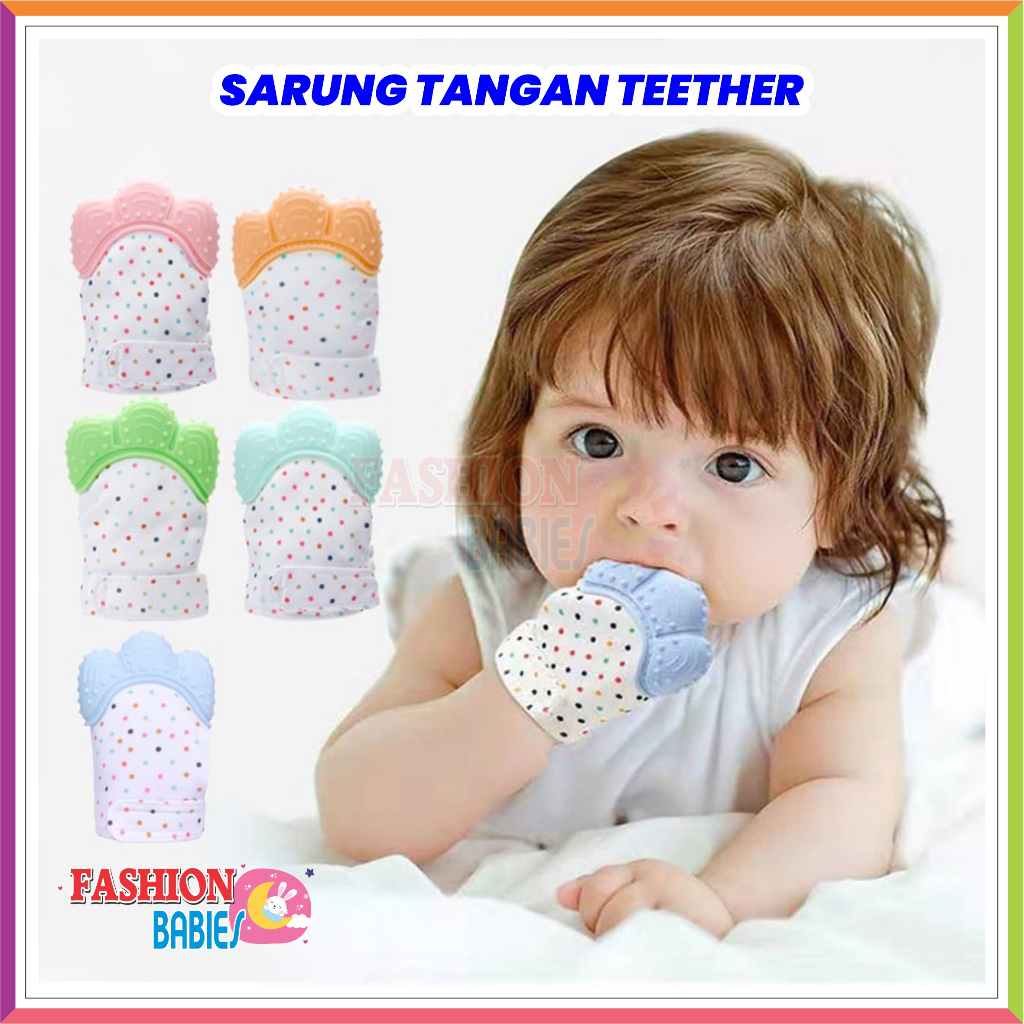 SARUNG TANGAN TEETHER BAYI / MITTEN BABY TEETHER GLOVE
