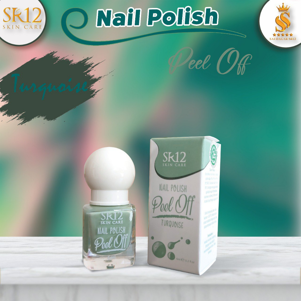 NEW PODUCT !!!  Nail Polis  Peel Off SR12 |Produk Kutek Halal | MemperCantik Kuku Kaki Dan Tangan | Kutek Murah BPOM