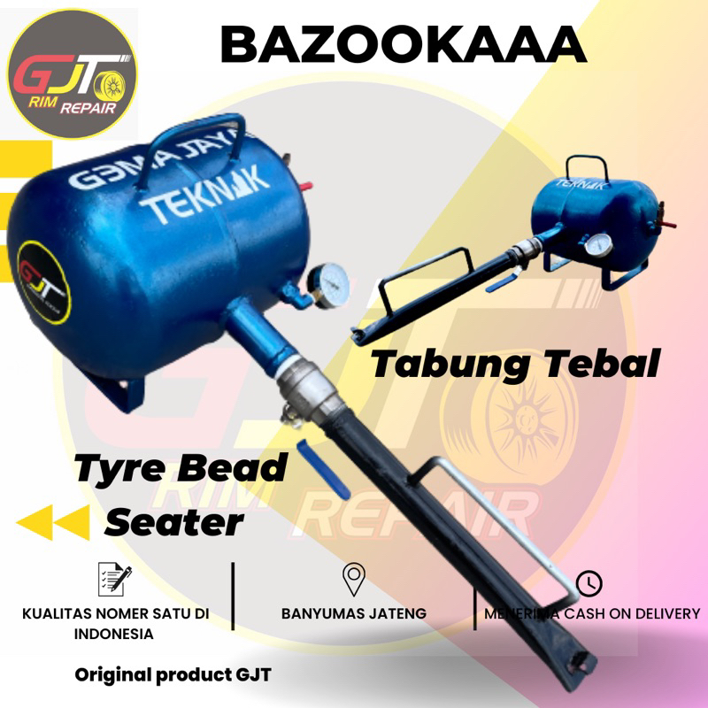 Bazooka Tyre Bead Seater Basoka Booster Angin Mobil Ban Tapak Lebar