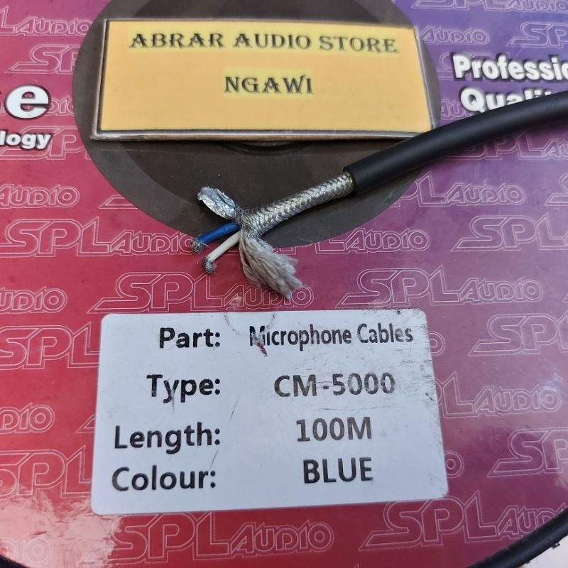 Kabel Microphone SPL Audio CM-5000 / CM-2000 100 Meter