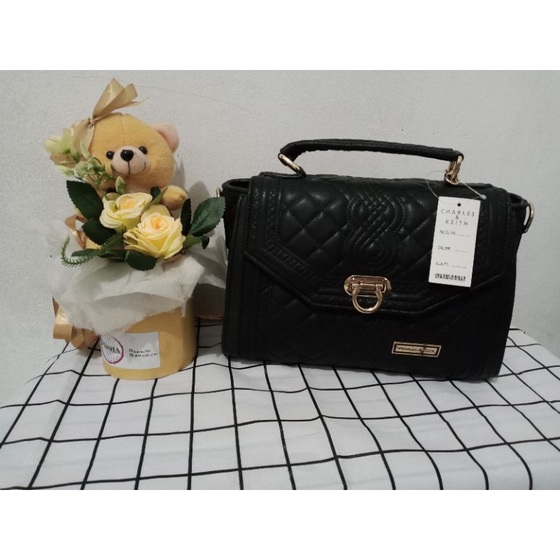 CUCI GUDANG Tas Charles & Kheith hand bag wanita