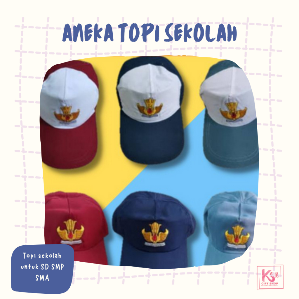 

ANEKA TOPI SEKOLAH/SD/SMP/SMA