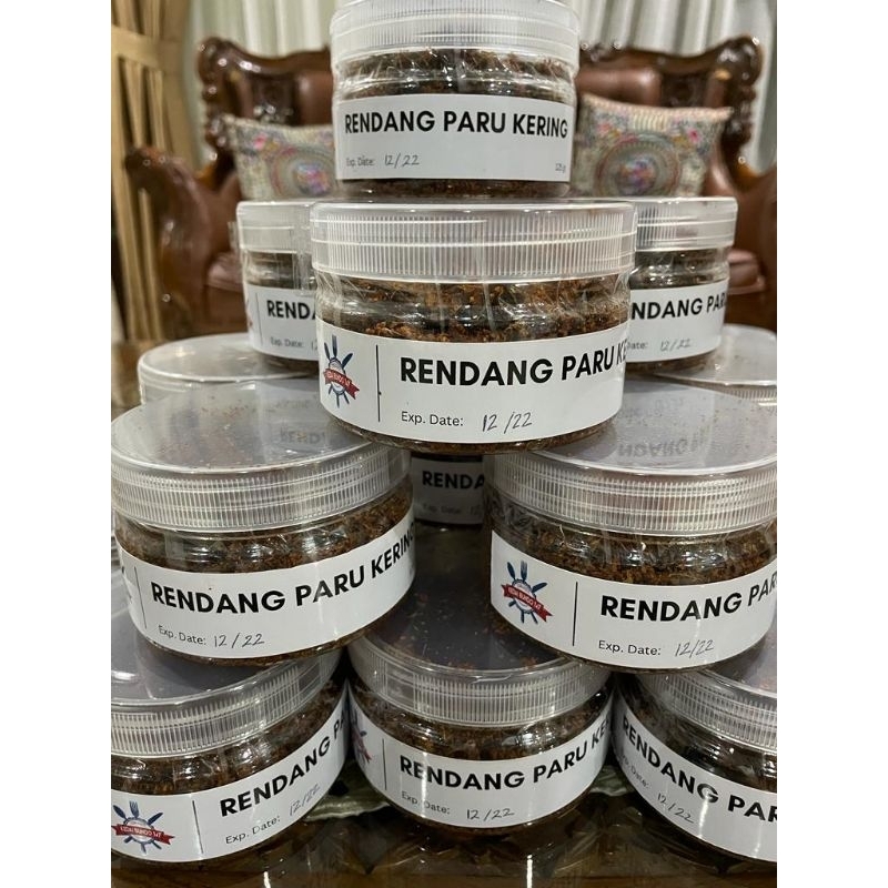 

rendang paru kering 125 gr