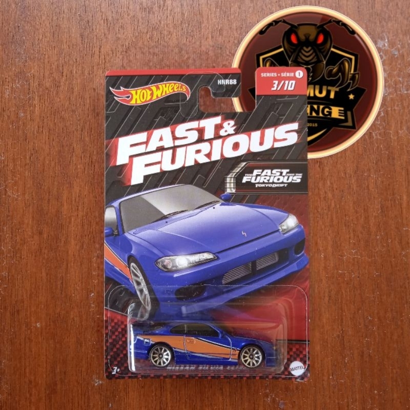 Hot wheels Fast Furious Nissan Silvia,mitsubishi Eclipse, Honda S2000 Suki