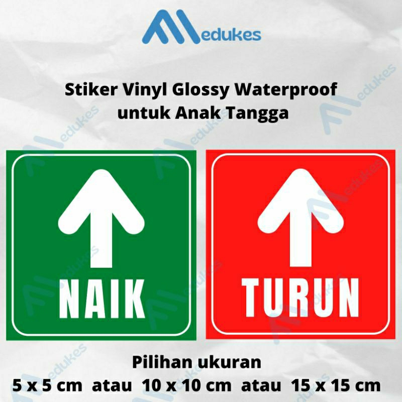 

Stiker Anak Tangga Naik dan Turun (harga paket)