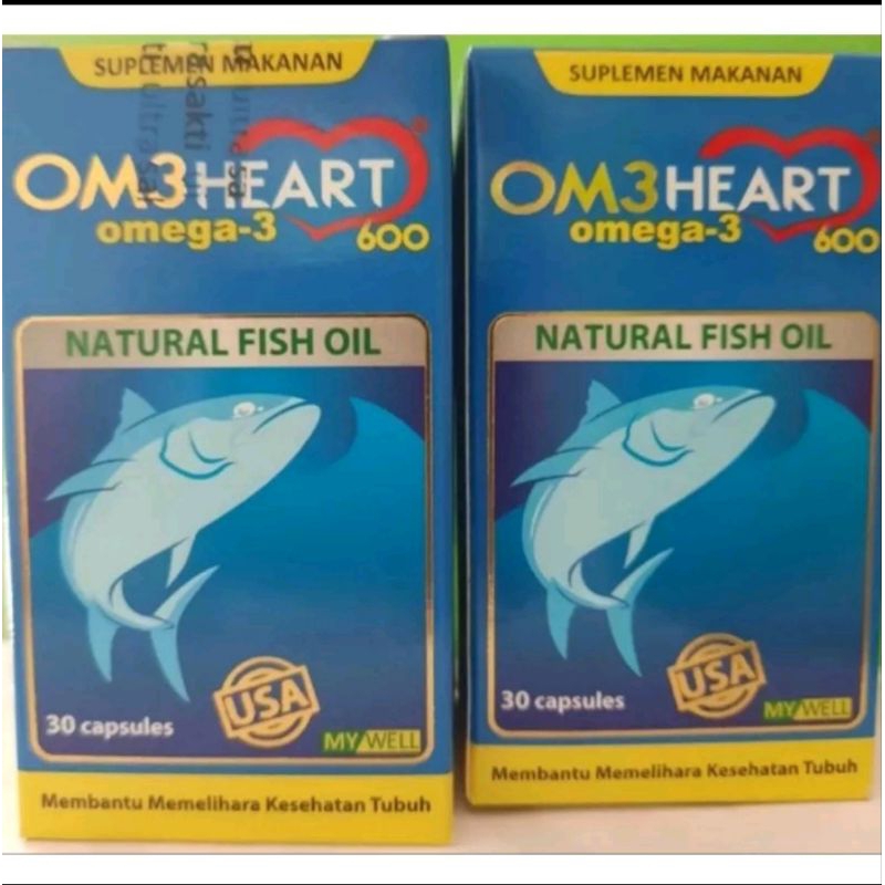 Om3heart omega 3 kapsul om3 heart kapsul omega 3 fish oil
