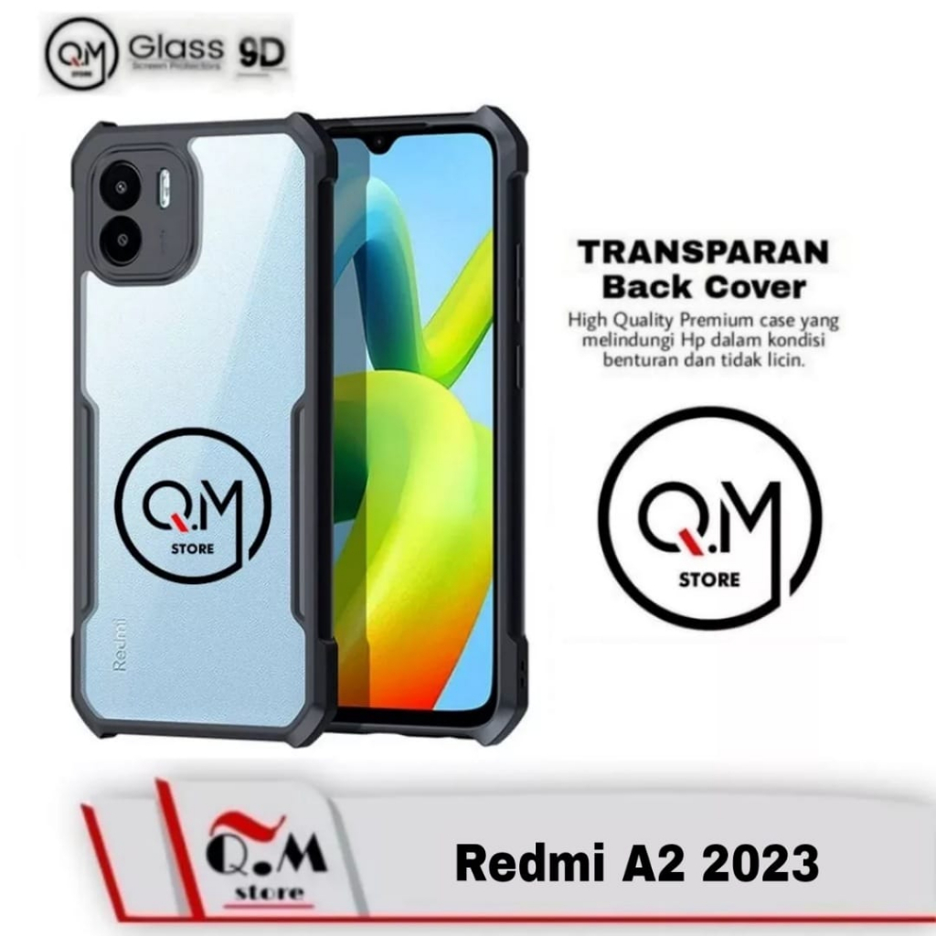 Case Xiaomi Redmi A2 2023 Softcase Transparan Clear Armor Pelindung Back Cover Sockproof