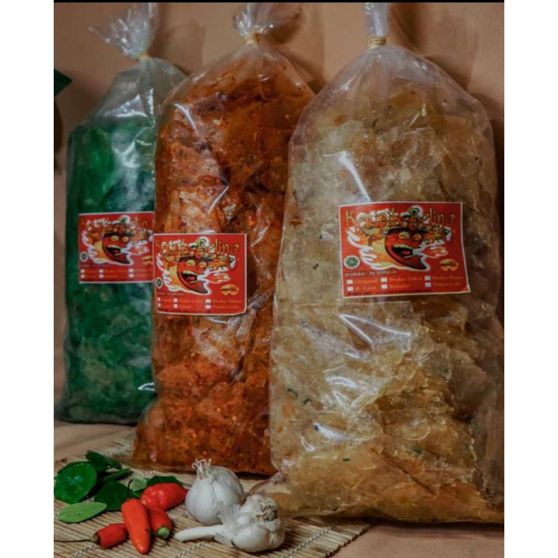 

kripca hot somplak 1/2kg extra daun jeruk
