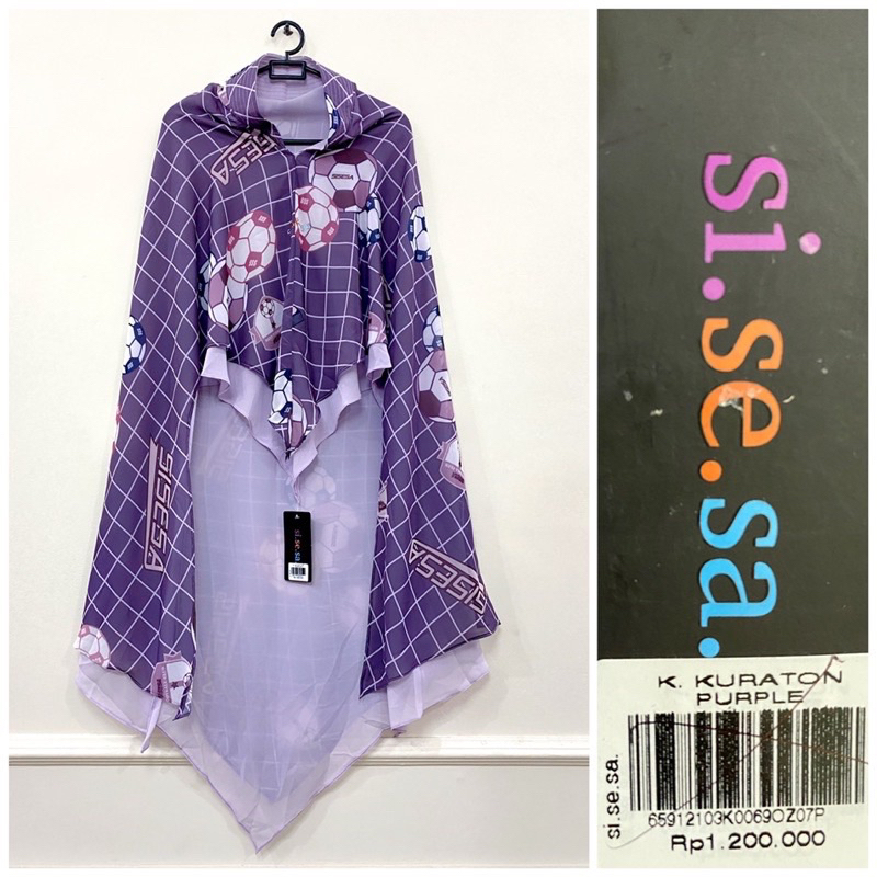 Sale khimar sisesa Purple kuraton