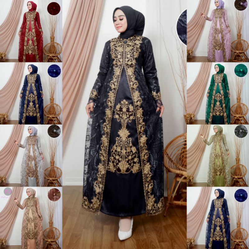 BEST SELLER//MAKKAREEM DRESS JUMBO LD 120CM//SERAGAMAN KELUARGA//BAJU PESTA LAMARAN//KEBAYA WISUDA//BAJU LEBARAN//KEBAYA MODERN//KEBAYA ORIGINAL//TERBARU BY PELANGI JAYA//MDHBROTHER