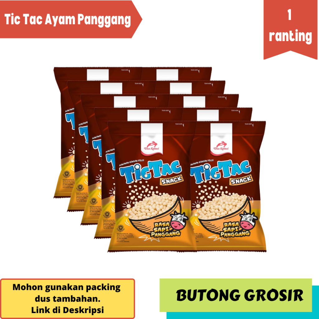 

Tic Tac pilus / tik tak rasa sapi panggang