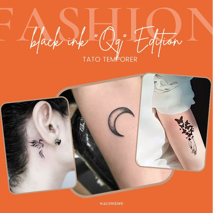 Tatto Temporer Mini Size Lucu - Qq/ Mini Size Lucu Temporary tattoo tahan air / tato Fake tatto / ta