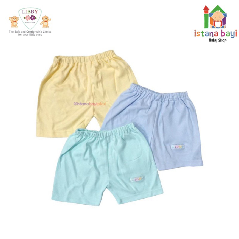 Libby Celana Pendek Warna - Celana bayi 1 Pcs