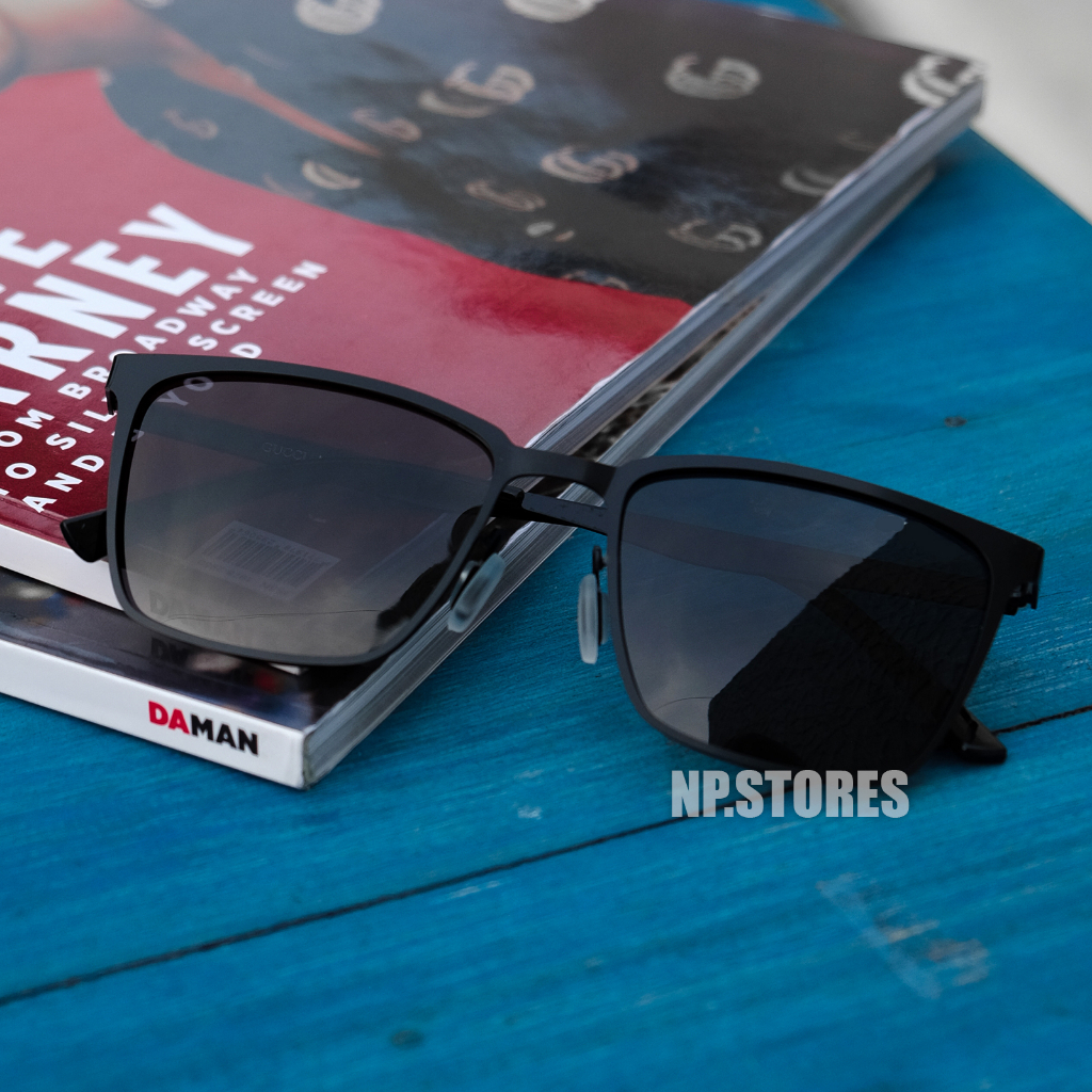 Kacamata Hitam Metal Warna Hitam Full Keren Banget Model Terbaru Dan Manly Sunglass Untuk Pria Cowok