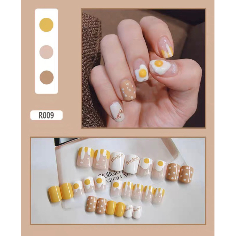 Kuku Palsu 【A74，lem sticker】Nikah kuku Wedding False Nailart Pengantin Tangan