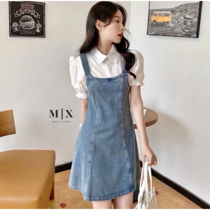 Dress Wanita A*E Jeans Wanita Cotton Strech