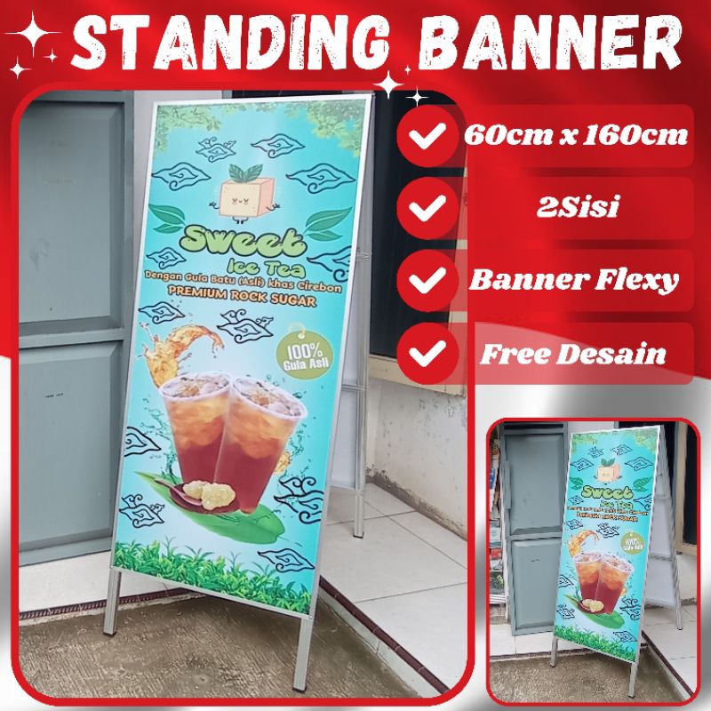 STANDING BANNER JUMBO FREE DESAIN