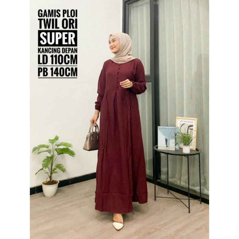 Gamis ploi twill ori Super Amanda LD 110 PB 140