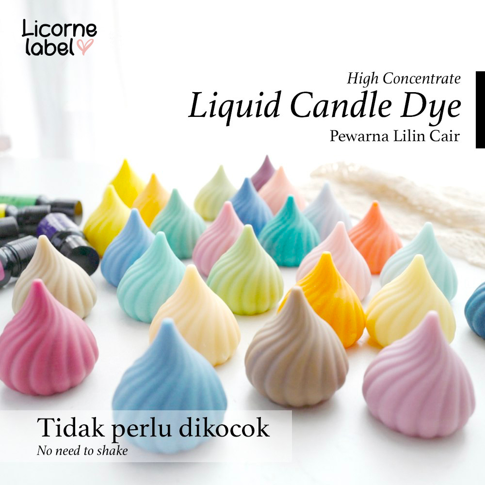 IMPORT LIQUID CANDLE DYE - PEWARNA LILIN CAIR - PEWARNA RESIN - OIL BASE AROMATERAPI - HIJAU BIRU