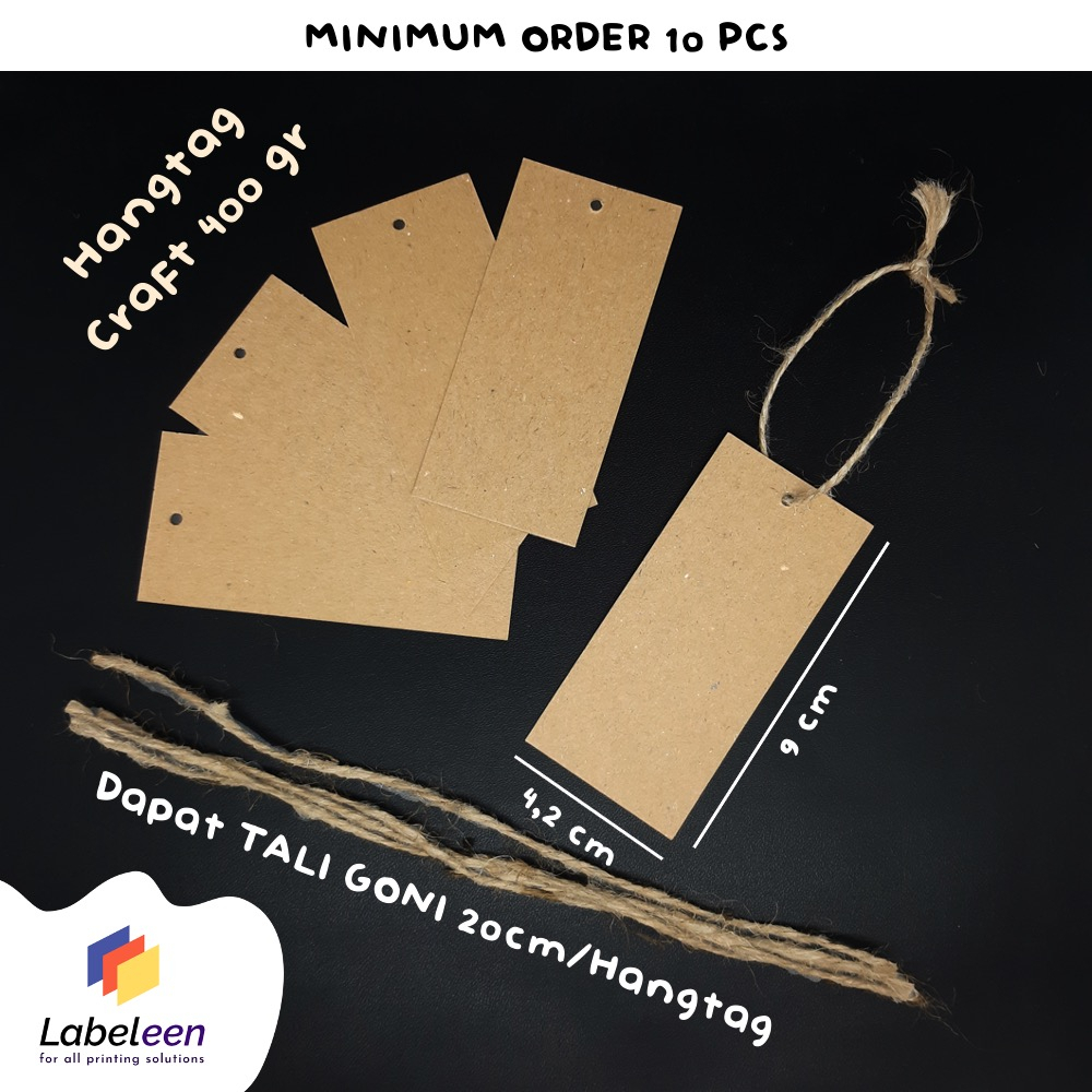 

Hang Tag Polos Coklat Murah/ Hangtag Craft | BISA INCLUDE TALI GONI