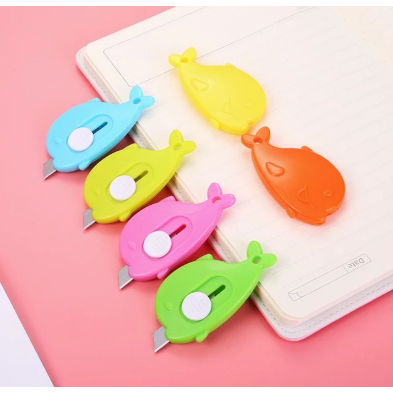 

Pisau Cutter Mini Ikan Portable Lucu