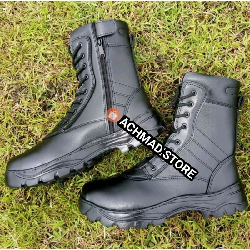 Sepatu  PDL PDH TNI POLRI Jatah Polisi Security Satpam Banser Sepatu Pdl Satpam