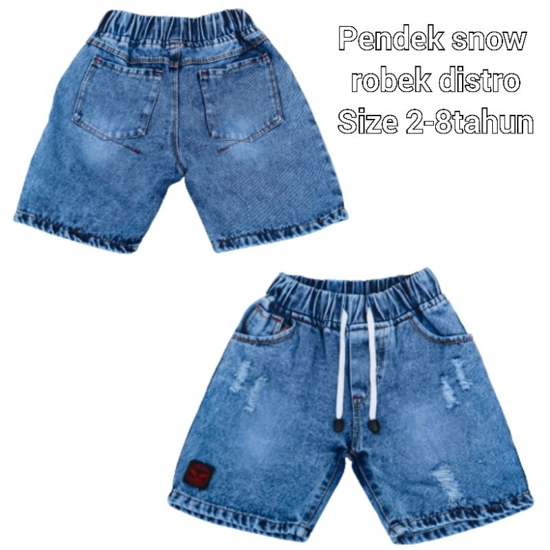 Celana Pendek Anak Laki-laki//Celana Jeans Anak Bahan Tebal Usia 5-8tahun