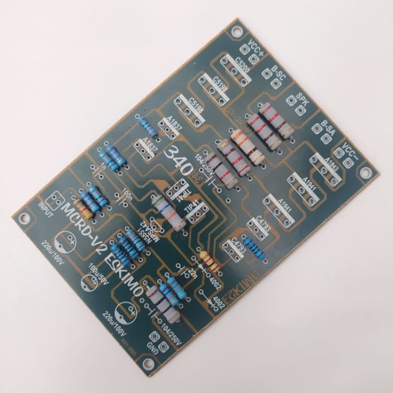 PCB Driver Power Amplifier MCRD V2 Eskimo Plus Resistor