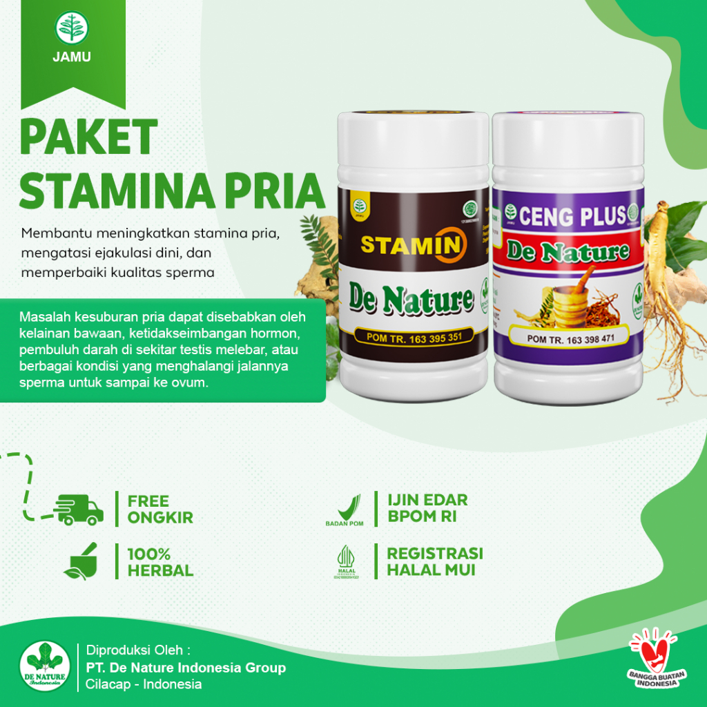 Obat Kuat Pria Dewasa Ejakulasi Dini Lemah syahwat Tahan Lama De Nature Indonesia