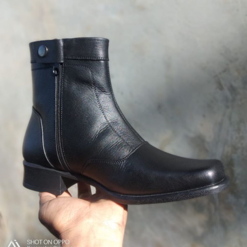 SEPATU PDH PANTOFEL FORMAL WANITA BAHAN KULIT SAPI ASLI SEPATU KANTOR TNI POLRI SECURITY SATPAM