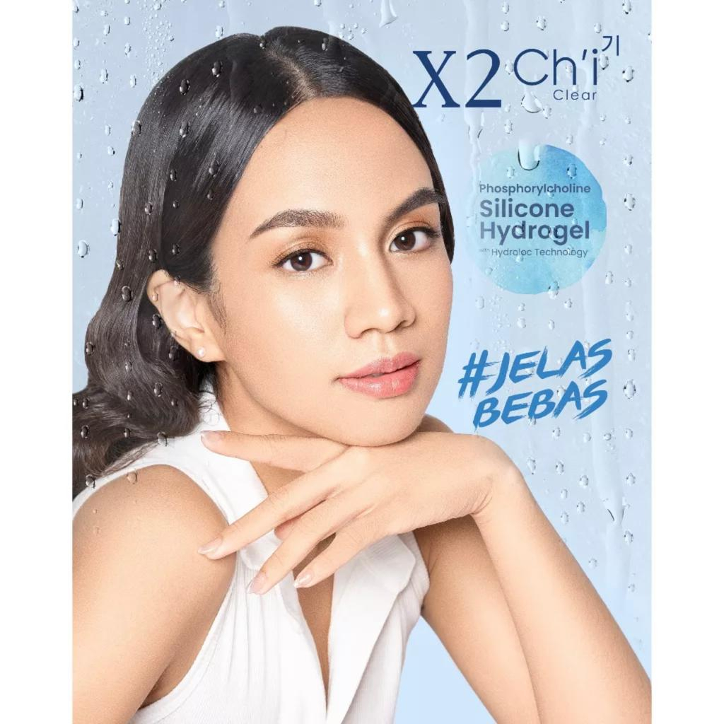 SOFTLENS BENING X2 CHI CLEAR PREMIUM FREE LENSCASE / SOFLENS / SOFTLEN / X2 CHI CLEAR / X2 CH'I CLEAR / X2 CH-I CLEAR / X2 CHI BENING / SOFTLENS BENING PREMIUM / SOFTLENS CLEAR