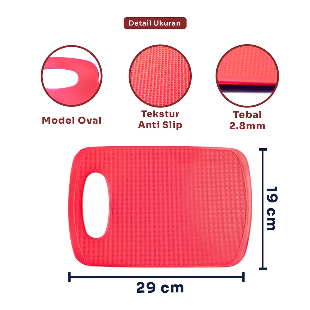 TANAKA TALENAN PLASTIK OVAL ORI COLOR