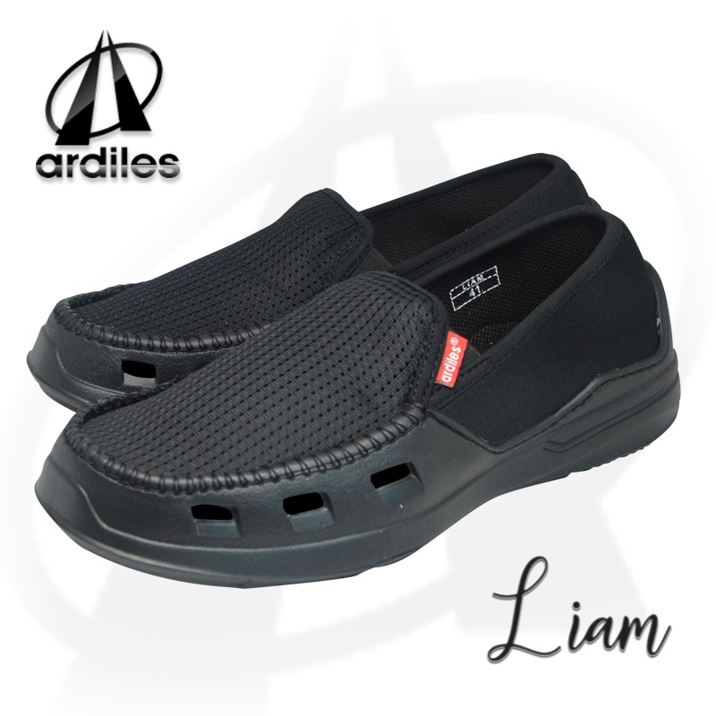 sepatu slip on anak model gilderoy biru merk Neox by ardiles enak dipakai